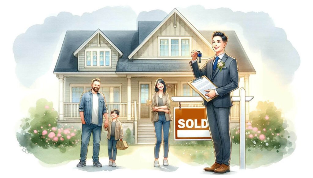 seller agent and happy home seller