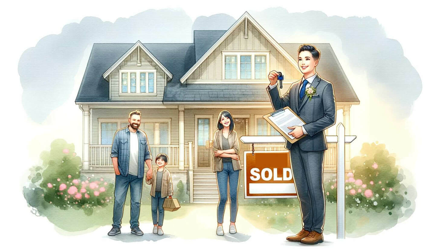 seller agent and happy home seller